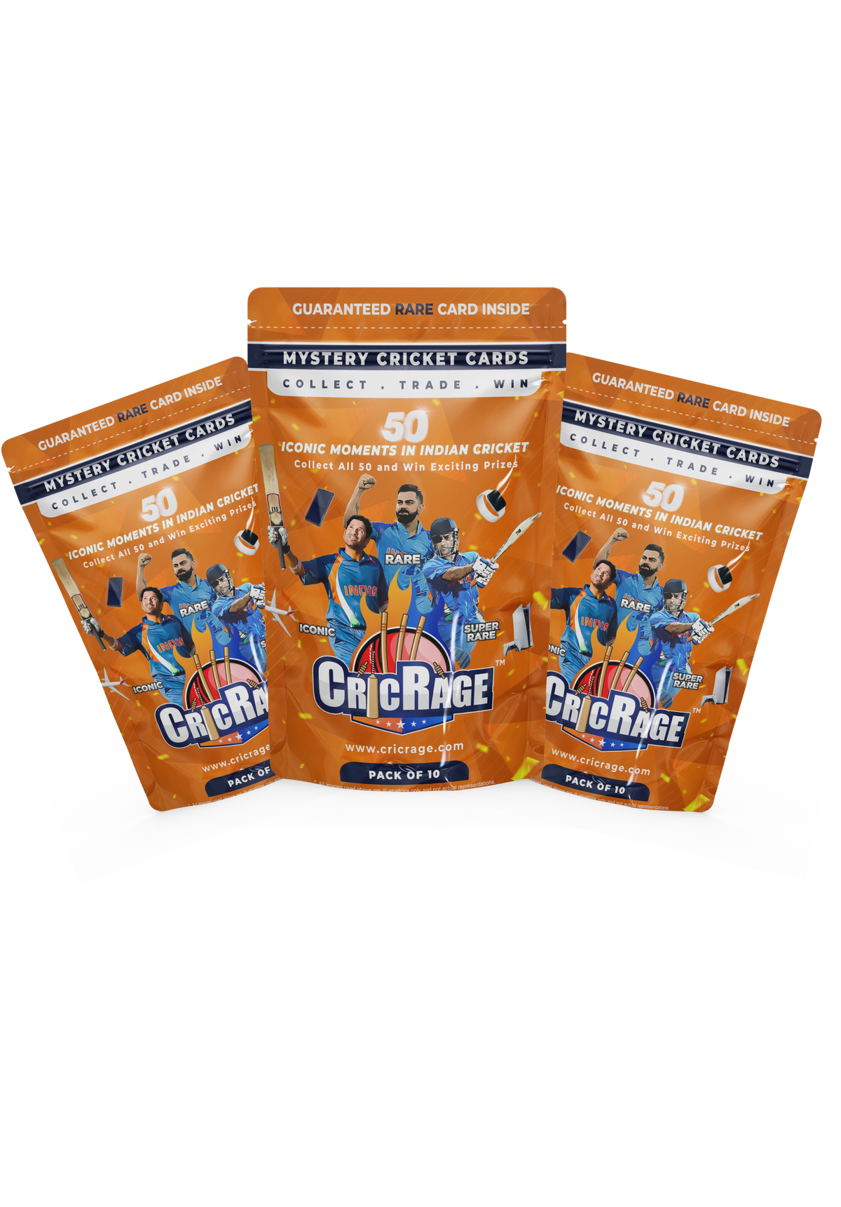 Rare Pack - 3 Packs of 10 Cards